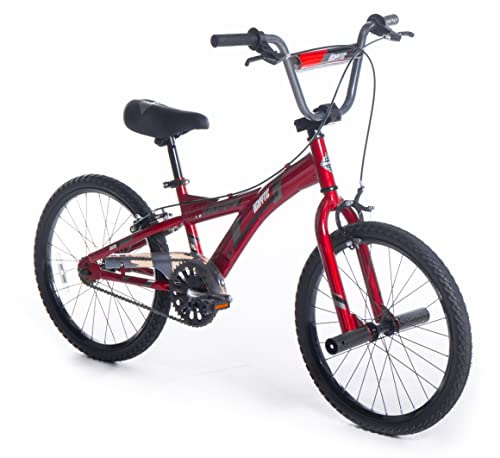 Huffy Ignyte Kids BMX Style Bike 50 cm, czerwony, łatwy montaż do szybkiego łączenia w wieku 6-9 lat