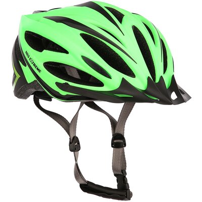 Kask rowerowy NILS EXTREME MTW202 Zielono-czarny  rozmiar S)