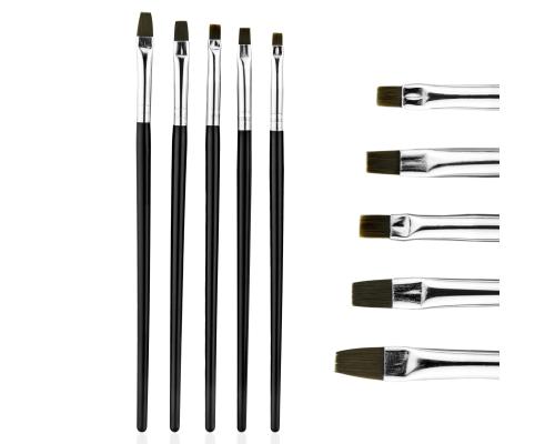 Zestaw Pędzelków One Stroke 5 sztuk