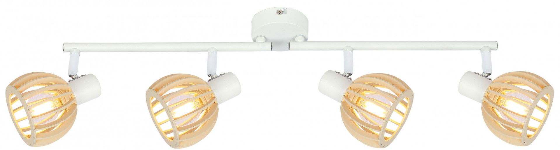 Biała skandynawska lampa sufitowa listwa - K091-Treja