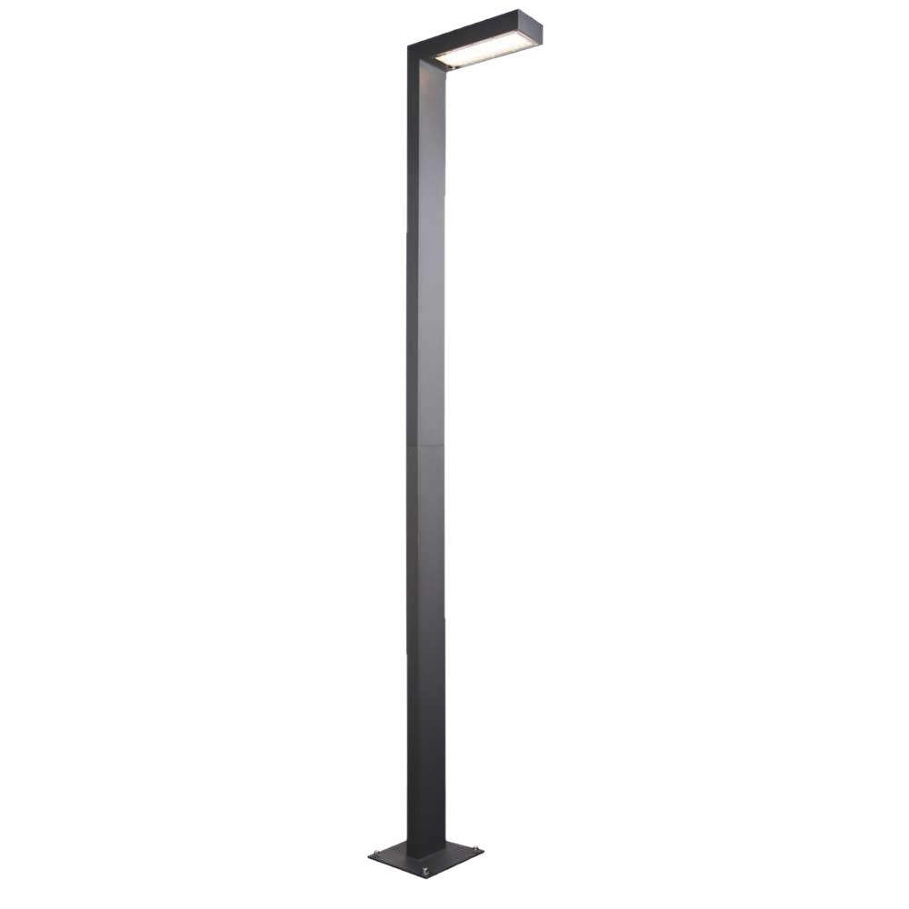 Norlys Asker Pole 1368GR latarnia 1x6,4W/LED 1158lm 3000K IP55/IP65 1368GR