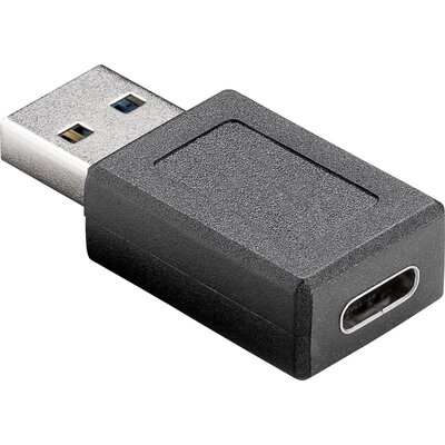 Goobay Adapter USB 3.0 Super Speed; USB 3.0 Super Speed adapter, czarna  wtyczka USB-C (TM)-Female > USB 3.0-(typ A) 45400