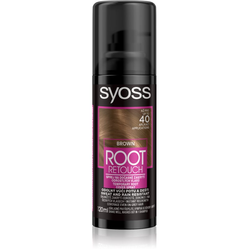 Syoss ROOT RETOUCHER SPRAY MASKUJĄCY ODROSTY ŚREDNI BRĄZ 120ML zakupy dla domu i biura 2137290