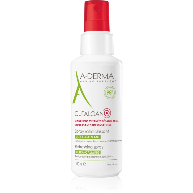 A-Derma CUTALGAN Szybko działający spray do twarzy, 100 ml