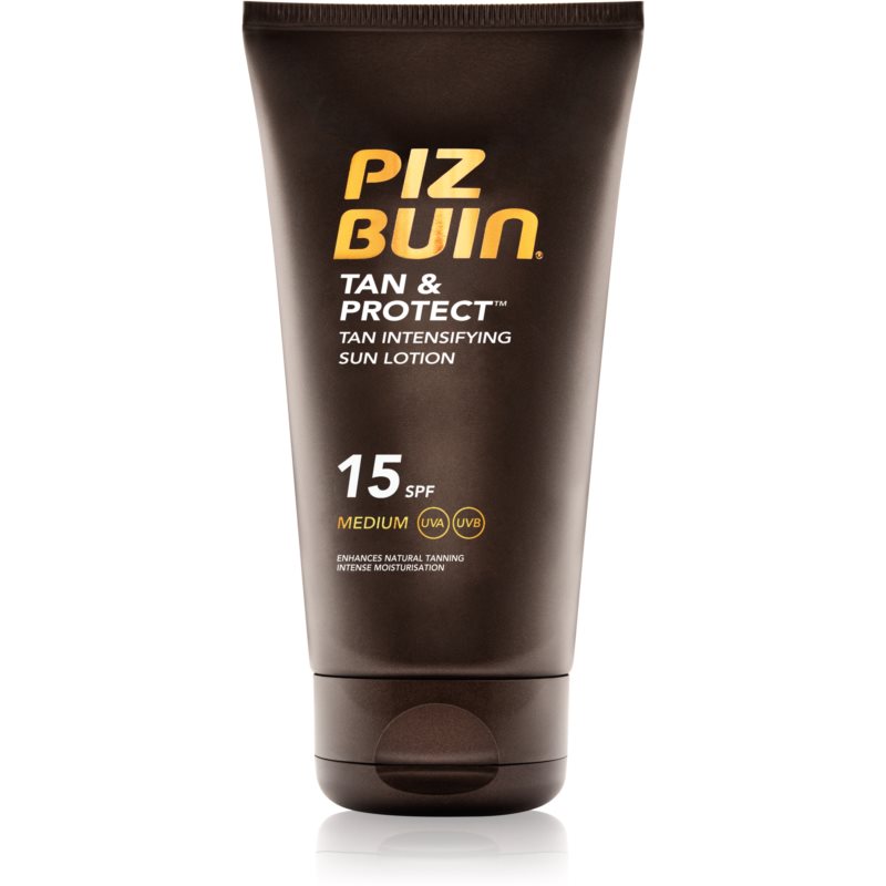 Lotion Piz Buin Piz Buin Tan & Protect mleczko ochronne przyspieszające opalanie SPF 15 Tan Intensifying Sun 150 ml