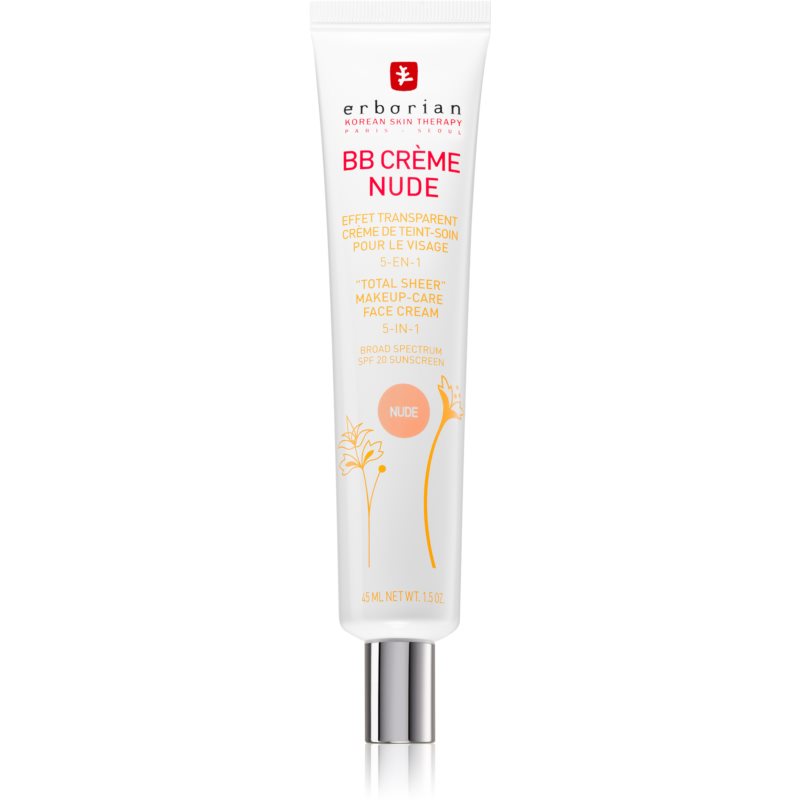 Erborian BB Cream krem tonujący do doskonałego wygląd skóry SPF 20 Nude 45 ml