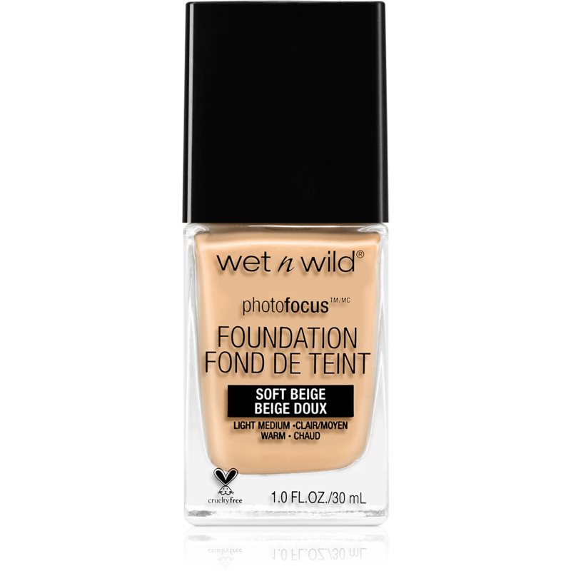 Wet 'n' Wild Photo Focus Foundation Soft Beige, 1er Pack (1 X 30 ML) E365C