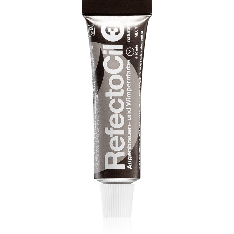 RefectoCil Eyelash And Eyebrow Tint, henna do brwi i rzęs 3 Natural Brown, 15 ml