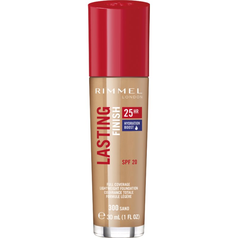 Rimmel Lasting Finish 25h Comfort Serum Długotrwały podkład do twarzy 300 Sand 30ml 3607342952775