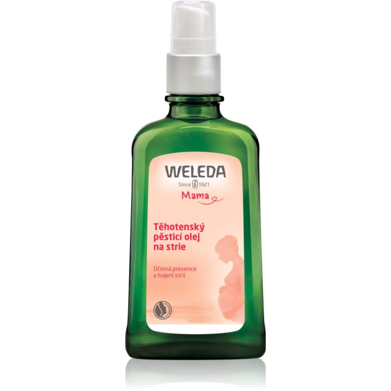 Weleda Mama Stretch Marks Oil 100 ml Olejek do masażu na rozstępy dla kobiet w ciąży