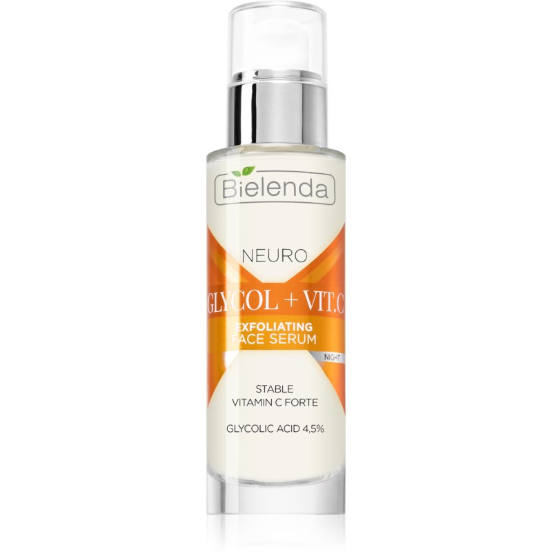 Bielenda NEURO GLICOL+VIT.C eksfoliujące neuromimetyczne serum odmładzające na noc 30ml