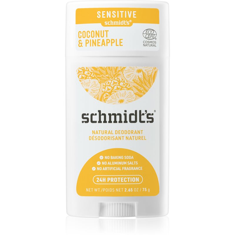 Schmidts Natural Deodorant naturalny dezodorant w sztyfcie Kokos & Ananas 58ml