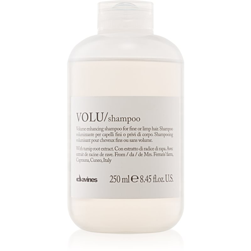 Davines VOLU - nawilżający szampon bez objętościść 250ml