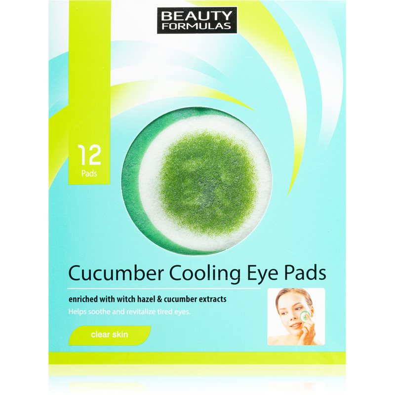 Beauty Formulas PŁATKI POD OCZY CHŁODZĄCE OGÓRKOWE 12SZT