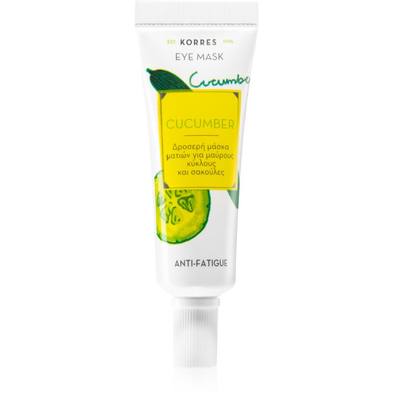 Korres Mask & Scrub Cucumber maska na oczy przeciw obrzękom i cieniom 8 ml