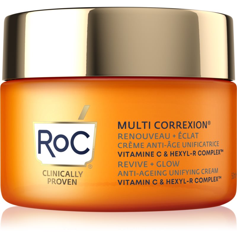 RoC Multi Correxion Revive + Glow Anti-Ageing Unifying Cream krem do twarzy na dzień 50 ml dla kobiet