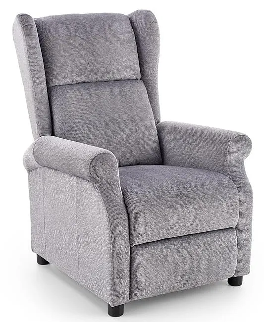 Popielaty fotel masujący - Nika 3X