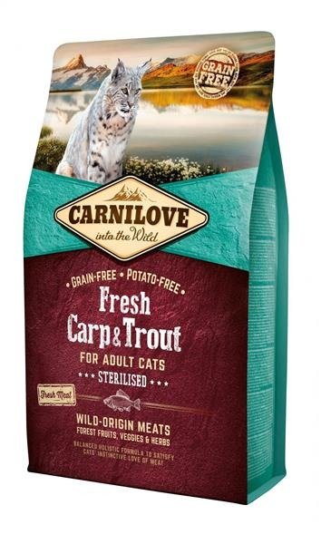Carnilove Carnilove Fresh Carp & Trout Sterilised kot 2kg 8595602527441