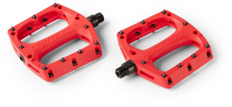 DARTMOOR Drift Pedals, czerwony  2022 Pedały BMX, Dirt i Freeride
