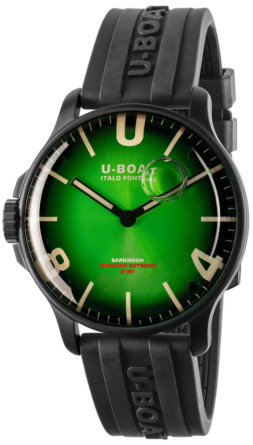Zegarek U-BOAT 8698 DARKMOON 44MM GREEN IPB SOLEIL