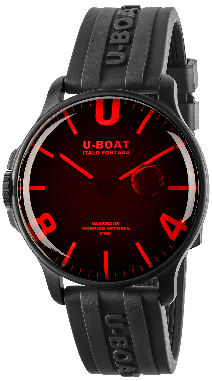 Zegarek U-BOAT 8466/B DARKMOON 44MM RED GLASS IPB