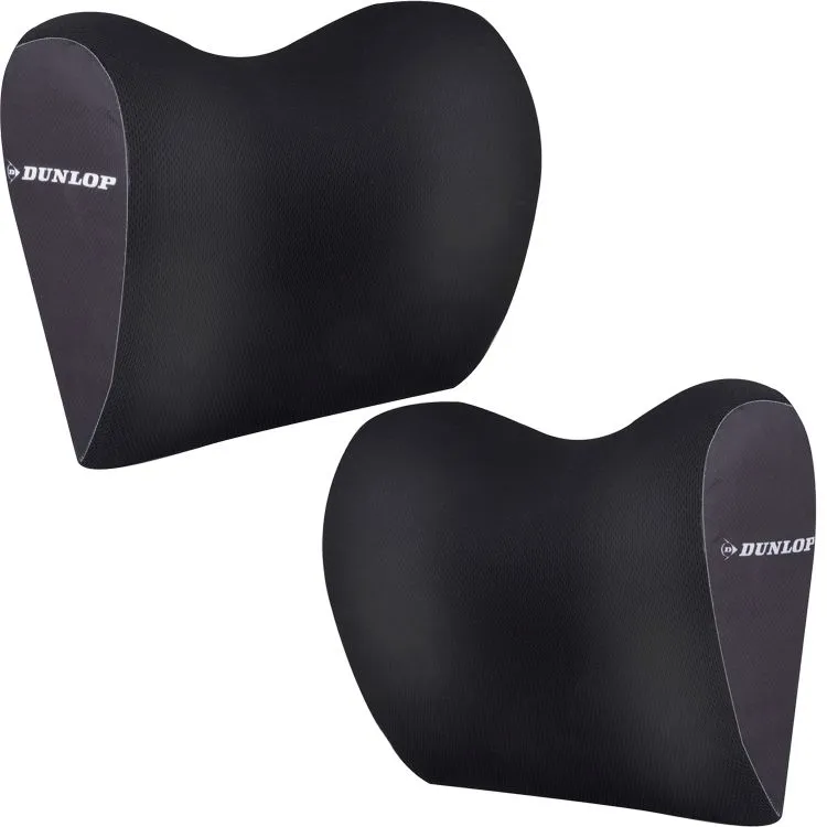 Dunlop Czarny Zagłówek do samochodu pianka memory foam