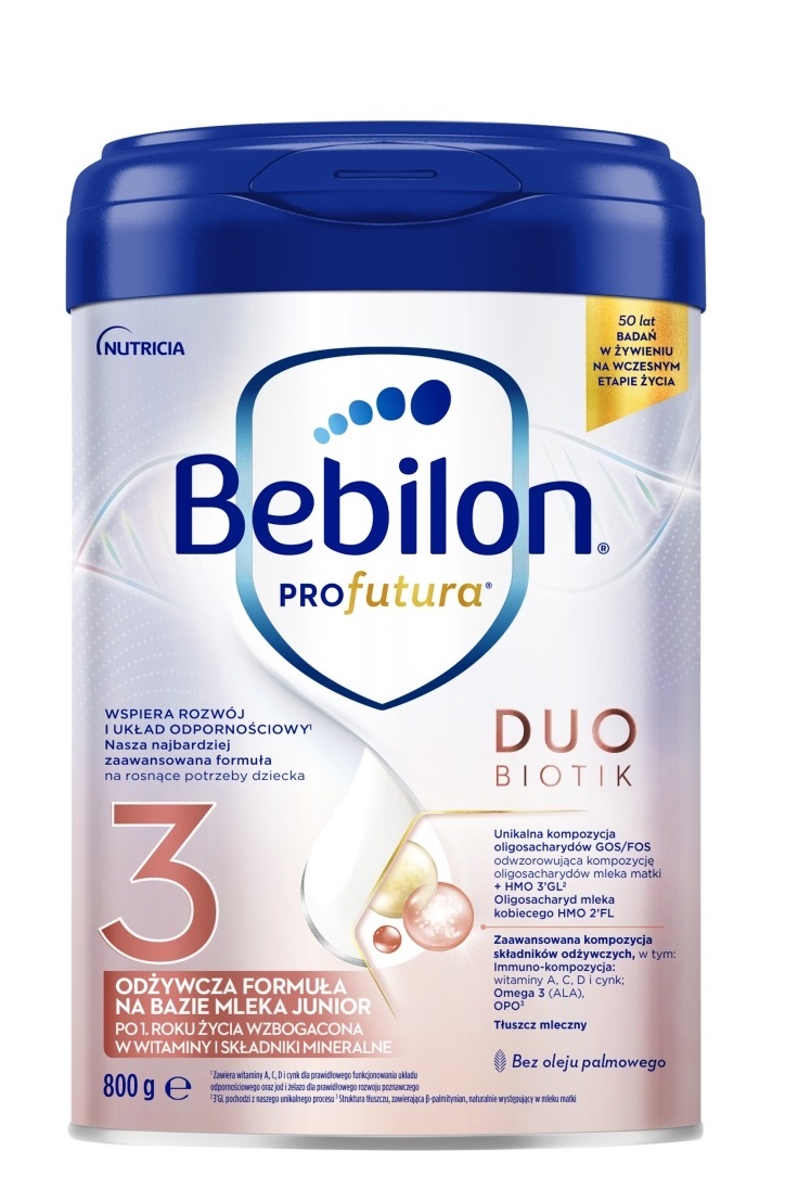 Bebilon Profutura 3 - mleko modyfikowane dla dzieci 800g