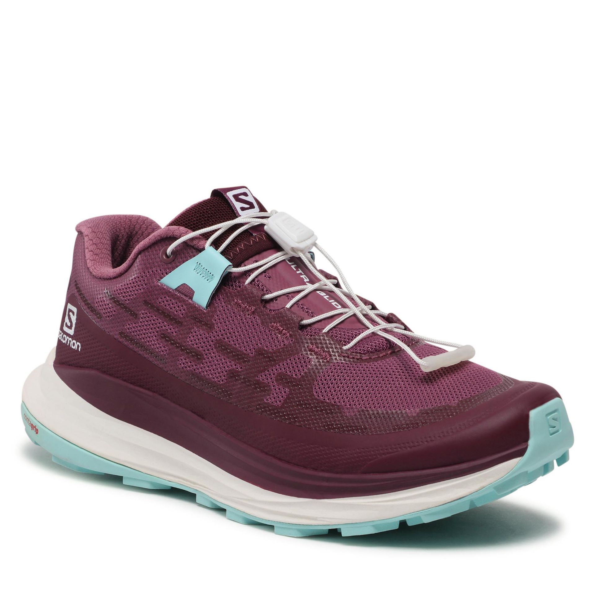 Buty SALOMON - Ultra Glide 415987 20 V0 Tulipwood/White/Tanager Turquoise
