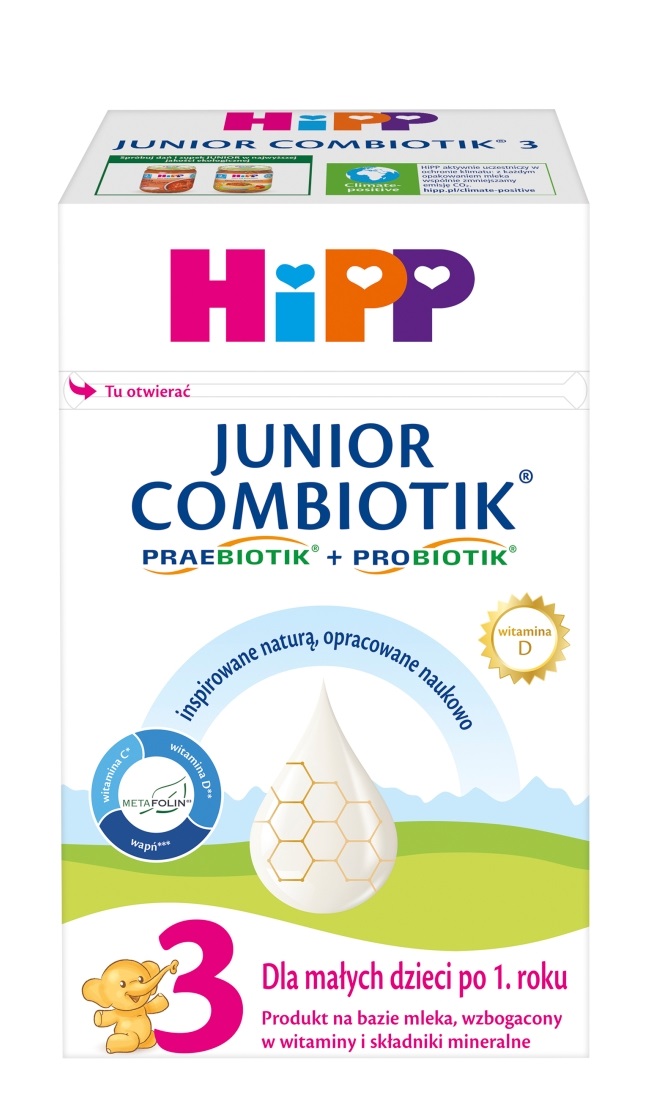 HIPP 3 Junior Combiotik - mleko następne 550 g