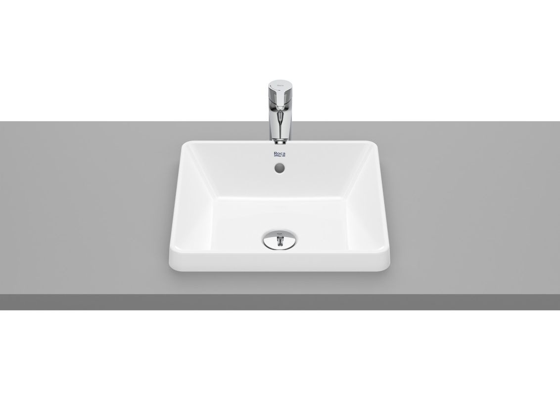 Roca A3270Y7000 GAP Umywalka blatowa prostokątna 39x37 cm z przelewem