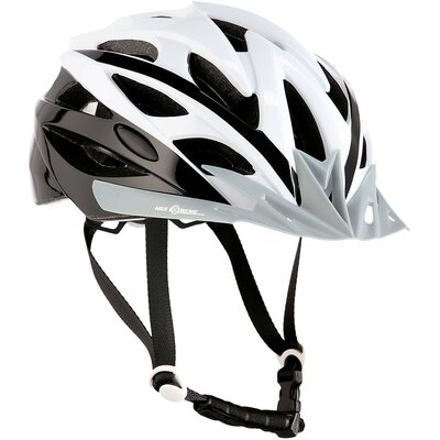 Kask rowerowy NILS EXTEREME MTW210 Czarno-biały  rozmiar L)