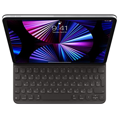 Apple Etui Smart Keyboard Folio do Pada Pro 11 cali (3. generacji) i iPada Air (5. generacji) - Ukraiński - Czarny