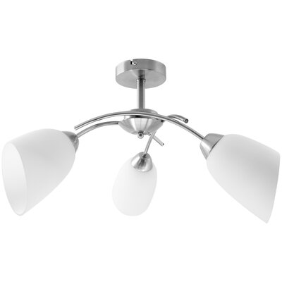 ActiveJet Lampa sufitowa Plafon AJE-NIKITA 3P E27 3x40W Nikiel NIKITA 3P Nikiel