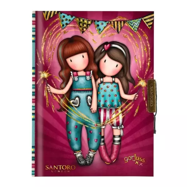 Zamykany Notes Gorjuss Fairground Fireworks - Cass film