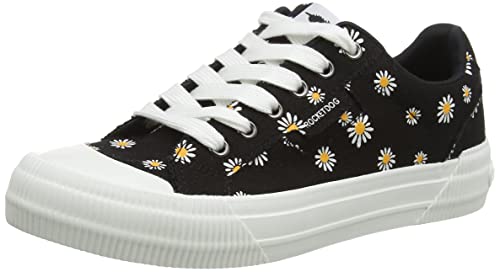 Rocket Dog Damskie trampki Cheery, Daisy Black, 3 UK