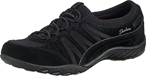 Skechers Damskie buty sportowe Breathe-Easy Moneybags Low-Top, Czarny, 40 EU