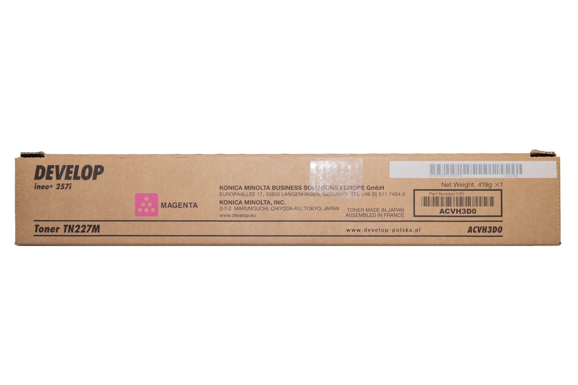 Develop Toner TN227M ineo+ 257i