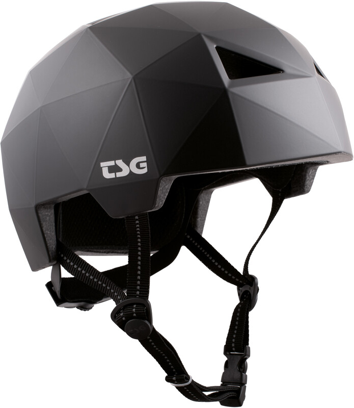 TSG Geo Solid Color Helmet, czarny L/XL | 57-59cm 2022 Kaski miejskie i trekkingowe
