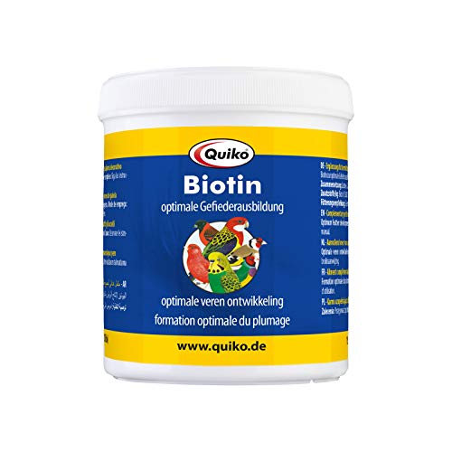 Quiko Biotin - Pulver Zur Unterstützung Während Der Mauser, 1Er Pack (1 X 150 G)