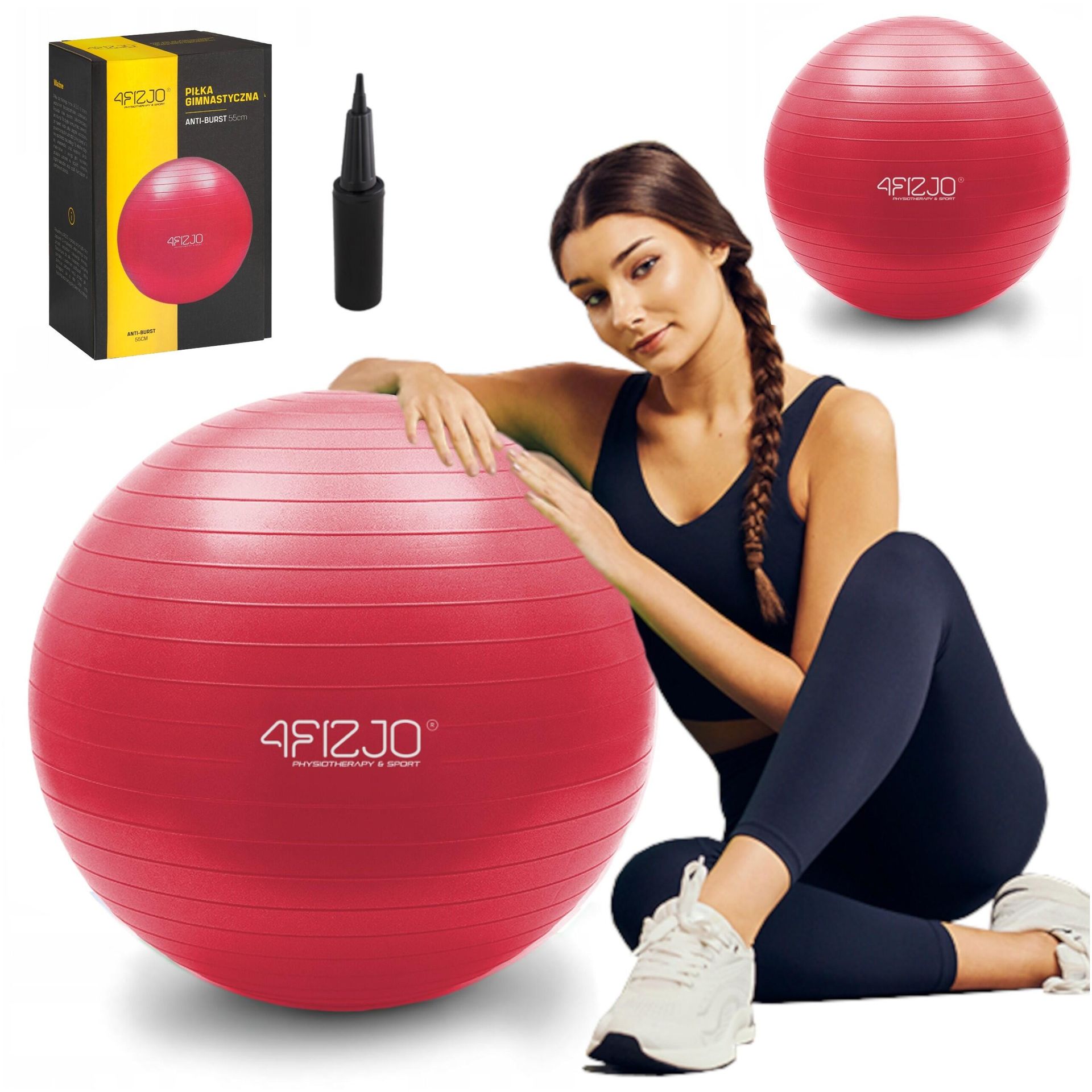 Piłka Gimnastyczna Rehabilitacyjna 55 cm Fitness