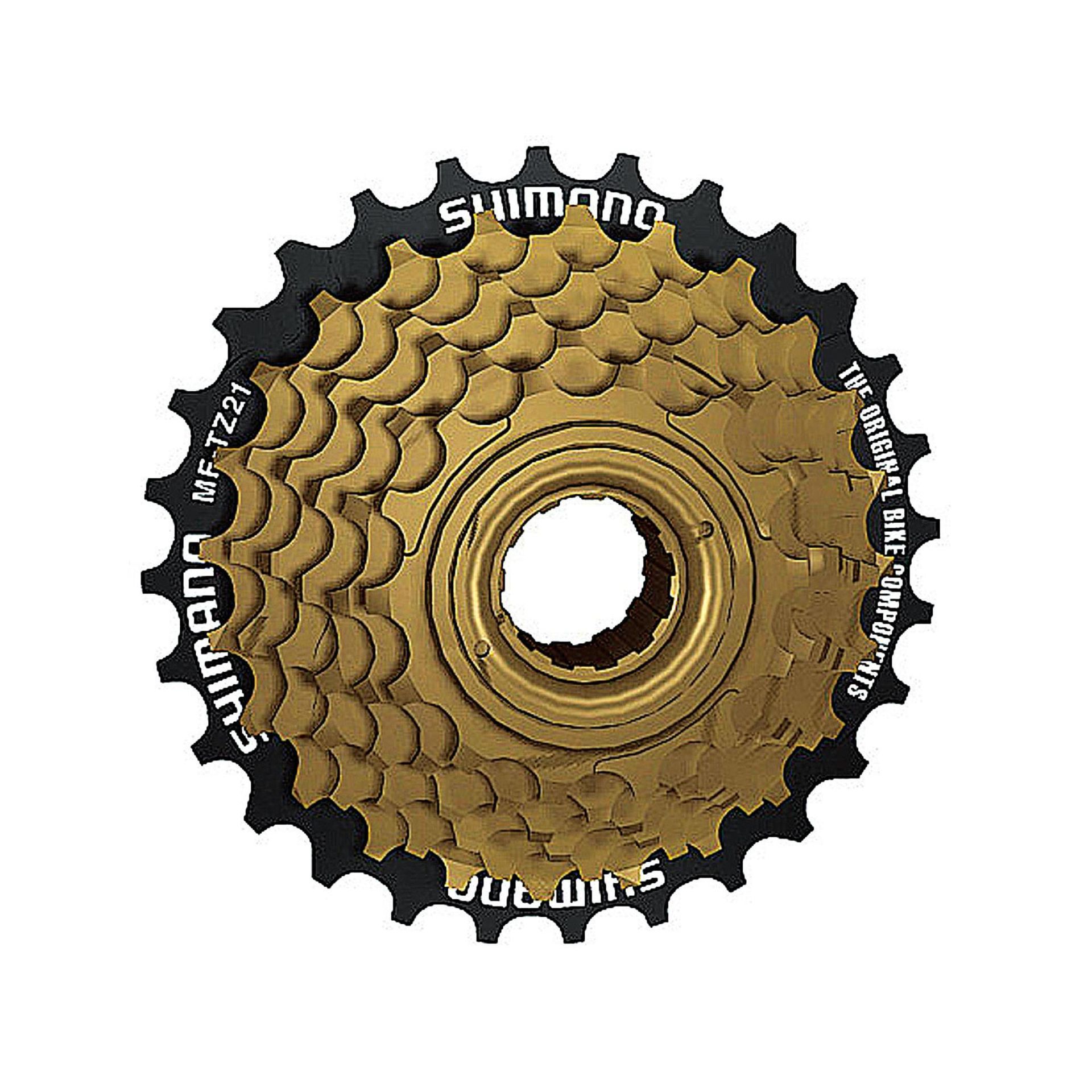 Shimano MF-TZ500 kaseta 7S brązowa/czarna 2018 kaseta MFTZ5007428_Gris - (GRIS)
