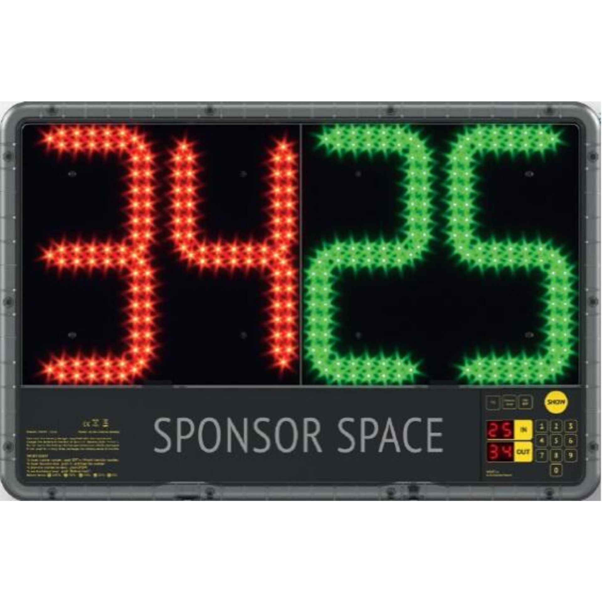 Elektroniczna tablica zmiany zawodników Yakimasport jednostronna