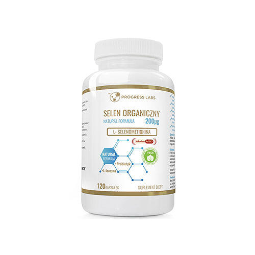 Progress Labs Progress Labs Selen Organiczny 200 g + Prebiotyk 120 kapsułek 3656622