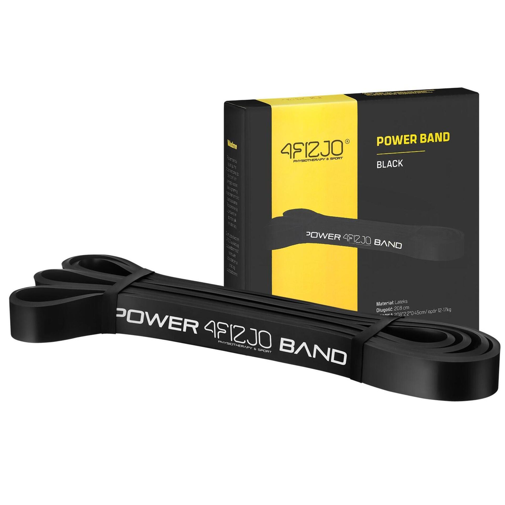 POWER BAND Guma Taśma Purple 12-17KG Fitness Loop