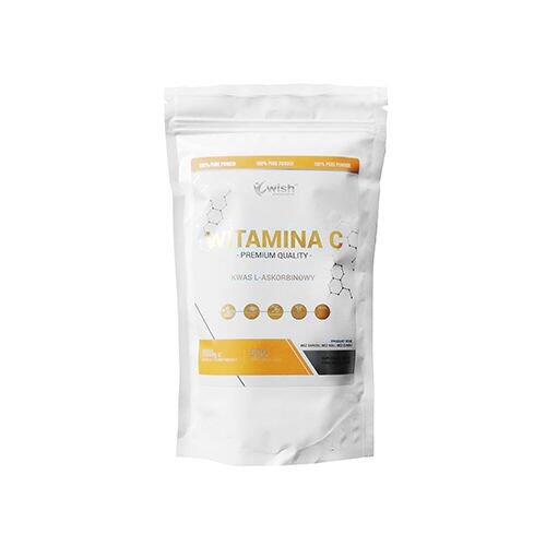 WISH Pharmaceutical WISH PHARMACEUTICAL Vitamin C 1000mg (Kwas L-Askorbinowy) 500g duża dawka witaminy C