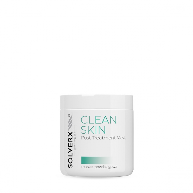 Maska pozabiegowa do twarzy, szyi i dekoltu - Solverx Clean Skin - 250 ml
