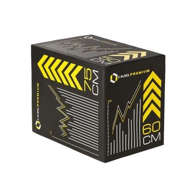 HMS PYB01 SKRZYNIA PLYOMETRYCZNA SOFT 750x600x500MM PREMIUM