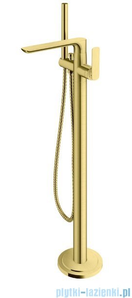 Kohlman QF1165EGDB Bateria wannowa WOLNOSTOJĄCA z obrotową wylewką GOLD BRUSHED