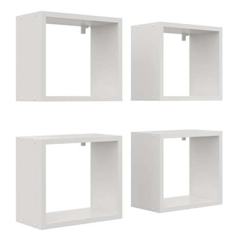 Zestaw Białych Półek Skandynawskich K9-L67