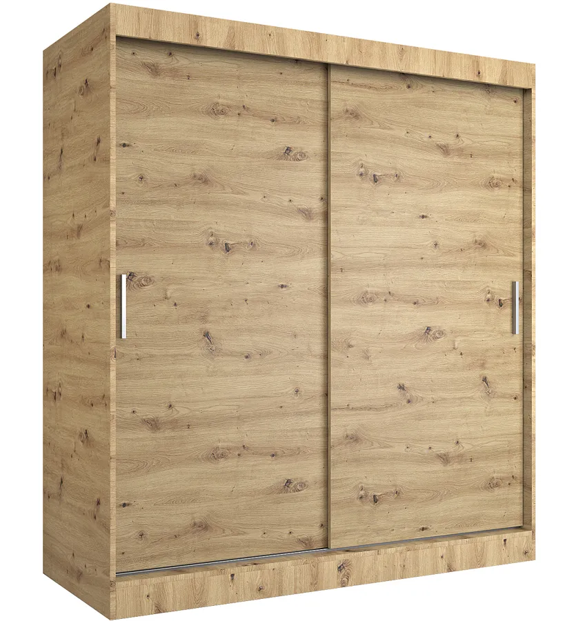 Szafa przesuwna 180 cm dąb artisan E2-D95